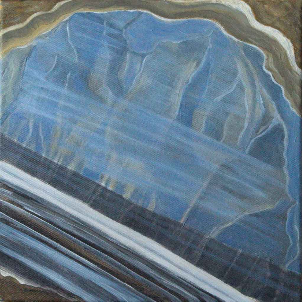 Anastasia Lobkovski, Akaatti, Agate, oil painting 2021